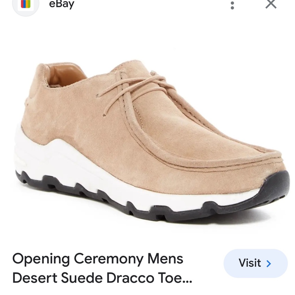 Opening Ceremony Desert Suede Dracco Wallaby Style Sneakers. MSRP $295 Size 8.5